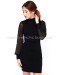 Crowd Work Black Long Sleeve Dress
